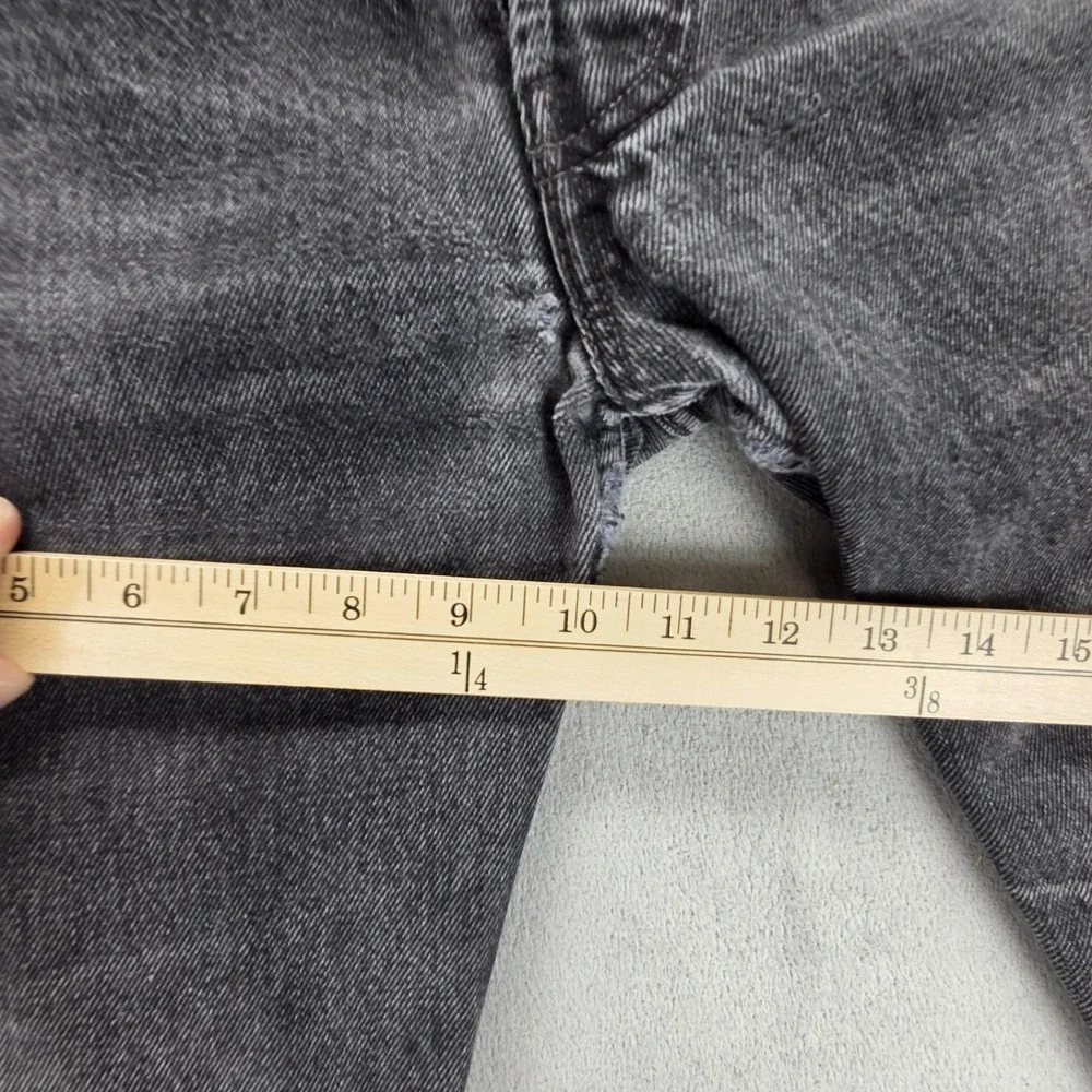 Vintage Levis 501 Jeans Mens Black Regular Straight Made In USA Fits 24x30 - Picture 6 of 16
